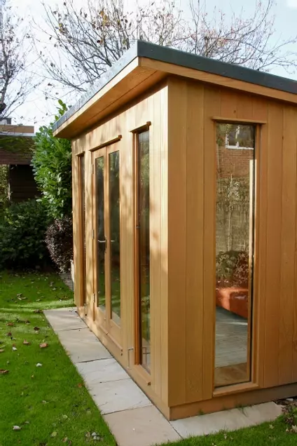 Douglas fir garden chalet
